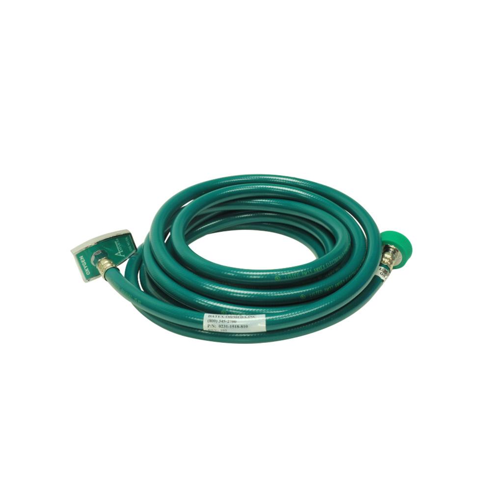 Hose/Assembly O2 Green 15ft BCG NCG M/DISS Hit N-G Hose/Assembly O2 Green 15ft BCG NCG M/DISS Hit N-G