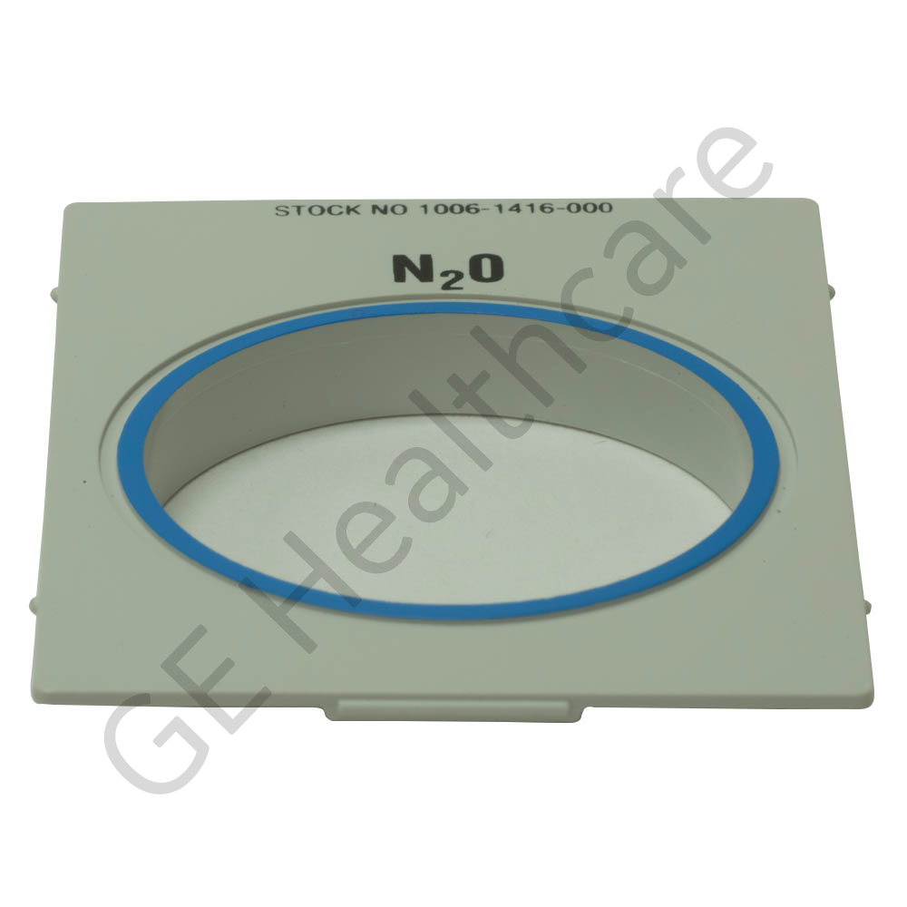 Cover Gas Identification N₂0 Pad Painted Blue Pipeline Cover Gas Identification N₂0 Pad Painted Blue Pipeline