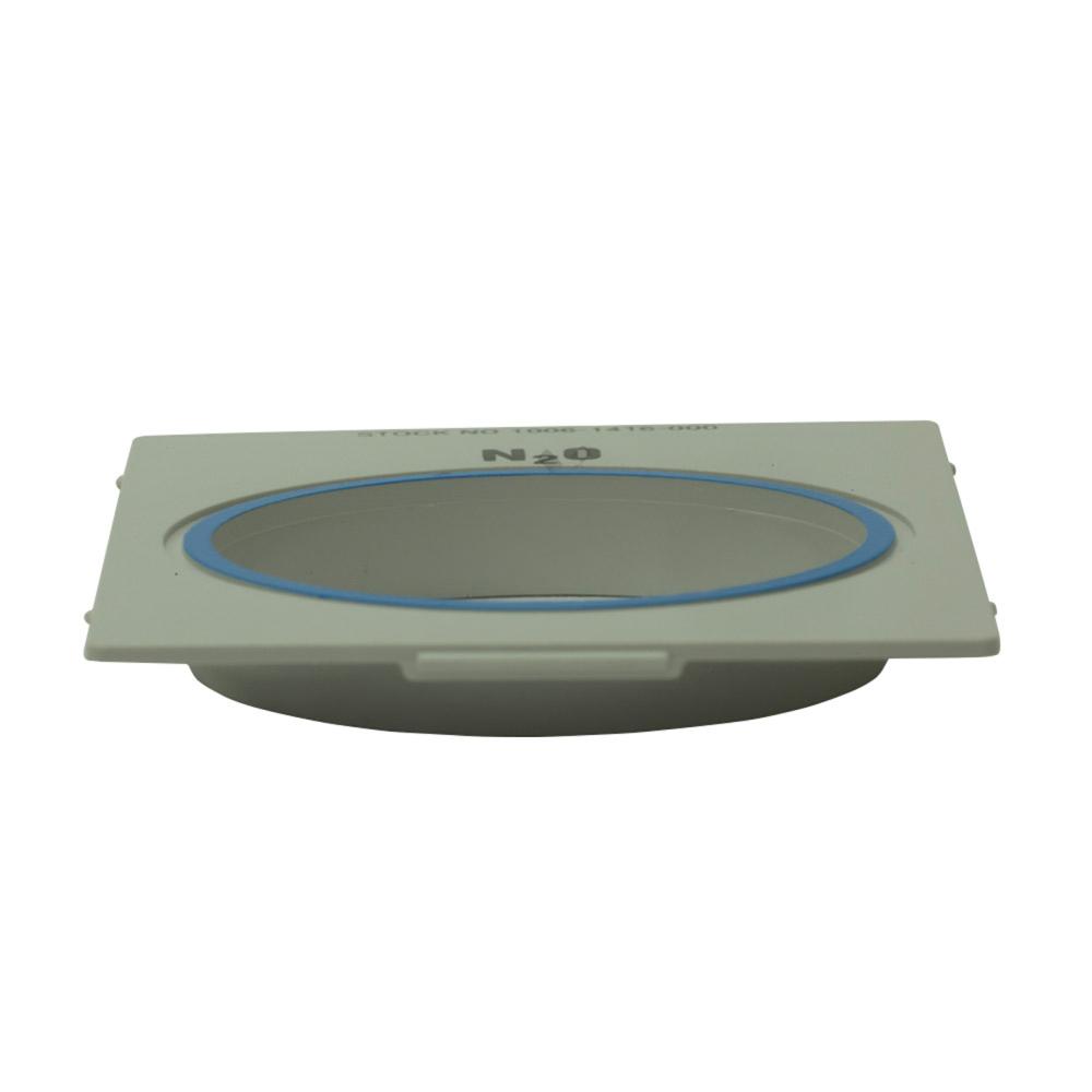 Cover Gas Identification N₂0 Pad Painted Blue Pipeline Cover Gas Identification N₂0 Pad Painted Blue Pipeline