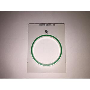 Cover Gas Identification O₂ Pad Painted Green Pipeline Cover Gas Identification O₂ Pad Painted Green Pipeline