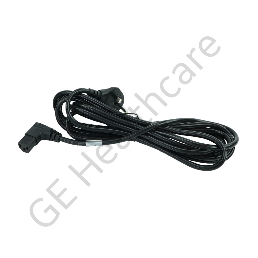 Cord Power UK 5m 10A BS1363/IEC 60320 Right Angle Cord Power UK 5m 10A BS1363/IEC 60320 Right Angle