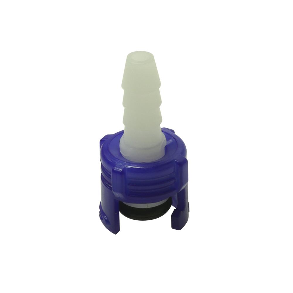 Coupling Inline Blue BCG Insulator Half 4mm Hose Barb Coupling Inline Blue BCG Insulator Half 4mm Hose Barb