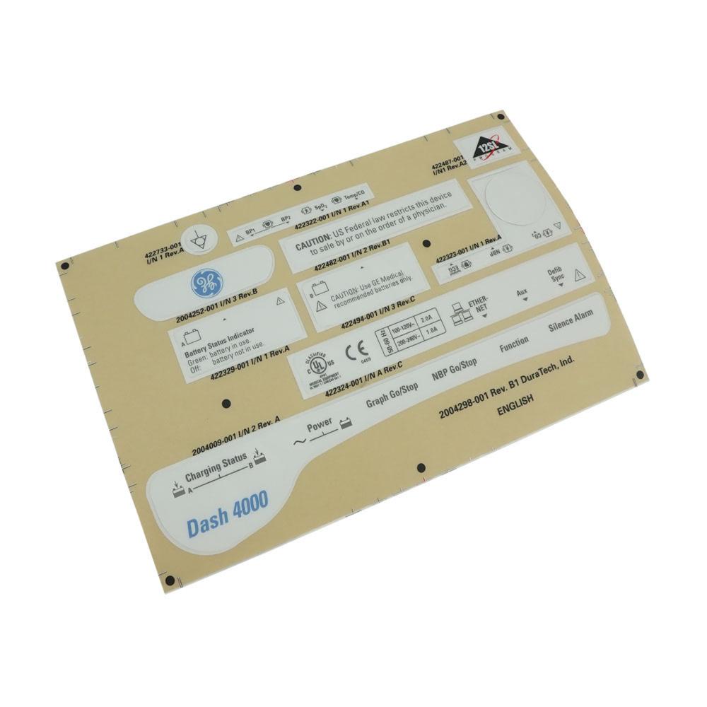 Label Kit DASH 4000 English Label Kit DASH 4000 English