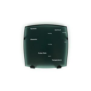 Display Cover Label V100 TEMP/BP - English Display Cover Label V100 TEMP/BP - English