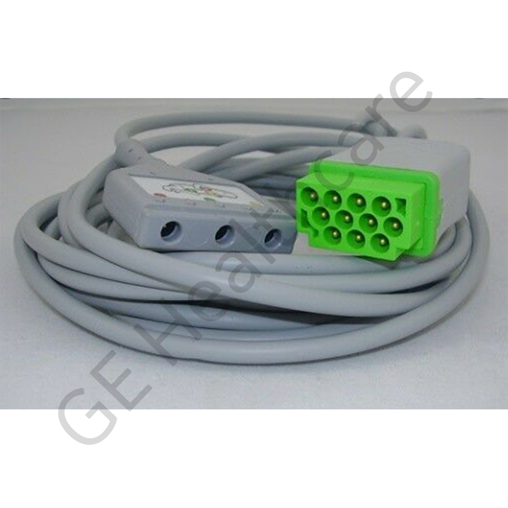 Cable Assembly ECG 3 LEAD NEO 3.6M IEC