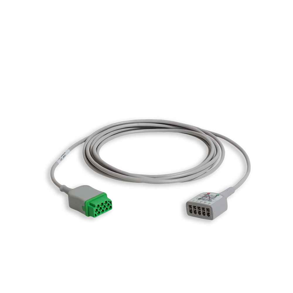 ECG Trunk Cable, 3/5-lead, AHA, 3.6 m/12 ft. ECG Trunk Cable, 3/5-lead, AHA, 3.6 m/12 ft.