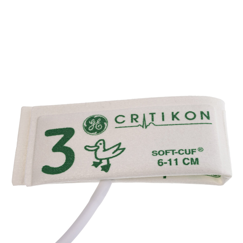 Soft-cuf, Neonatal#3, 1TB, Green / White (BX/20) Soft-cuf, Neonatal#3, 1TB, Green / White (BX/20)