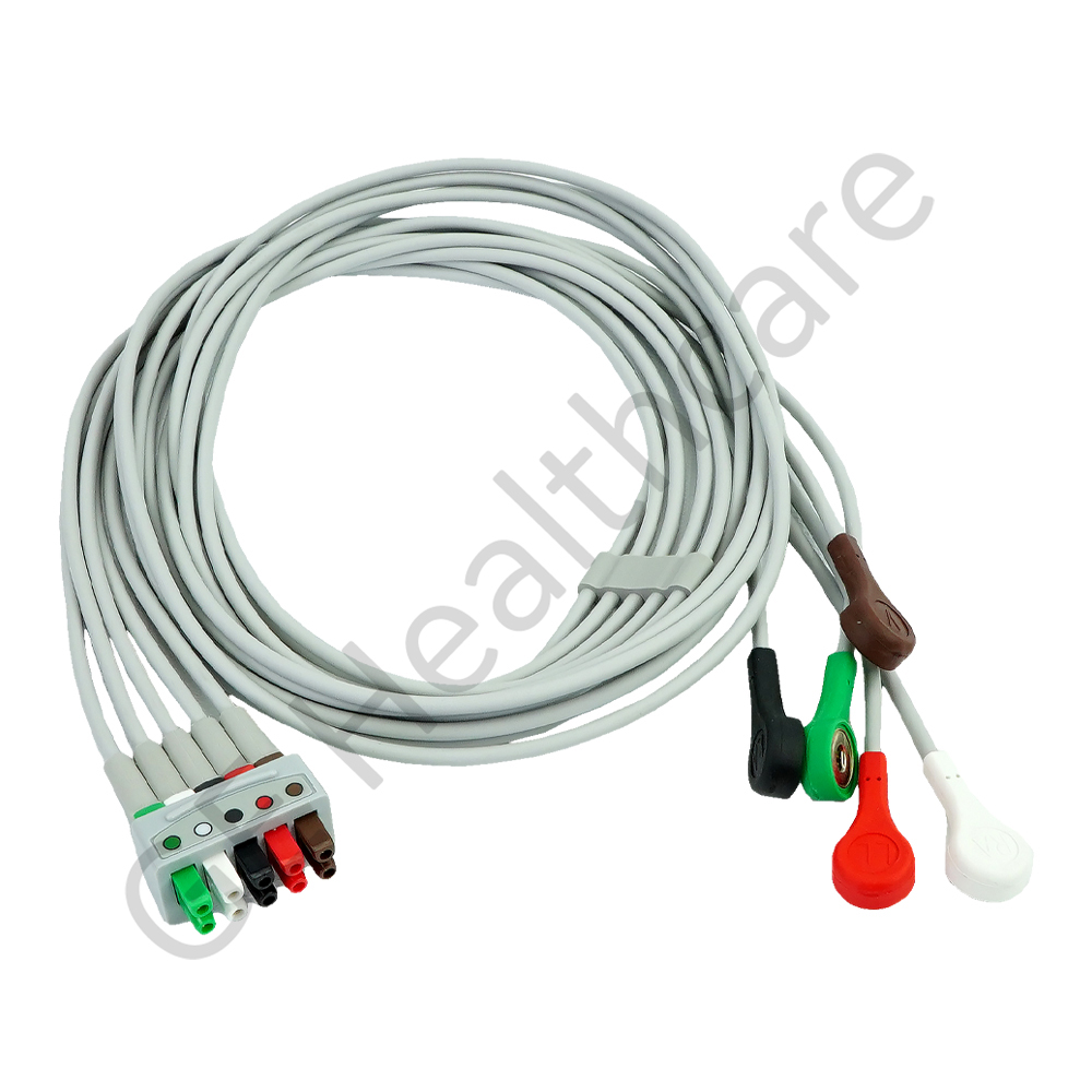 Leadwire 5 Lead Snap Set AHA Leadwire 5 Lead Snap Set AHA