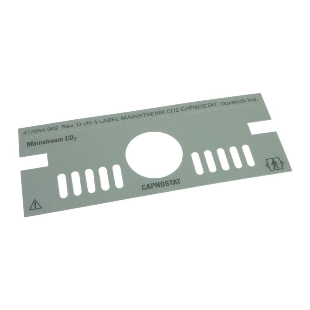 Label Mainstream Co2 Capnost Kit Overlay for Bezel Label Mainstream Co2 Capnost Kit Overlay for Bezel