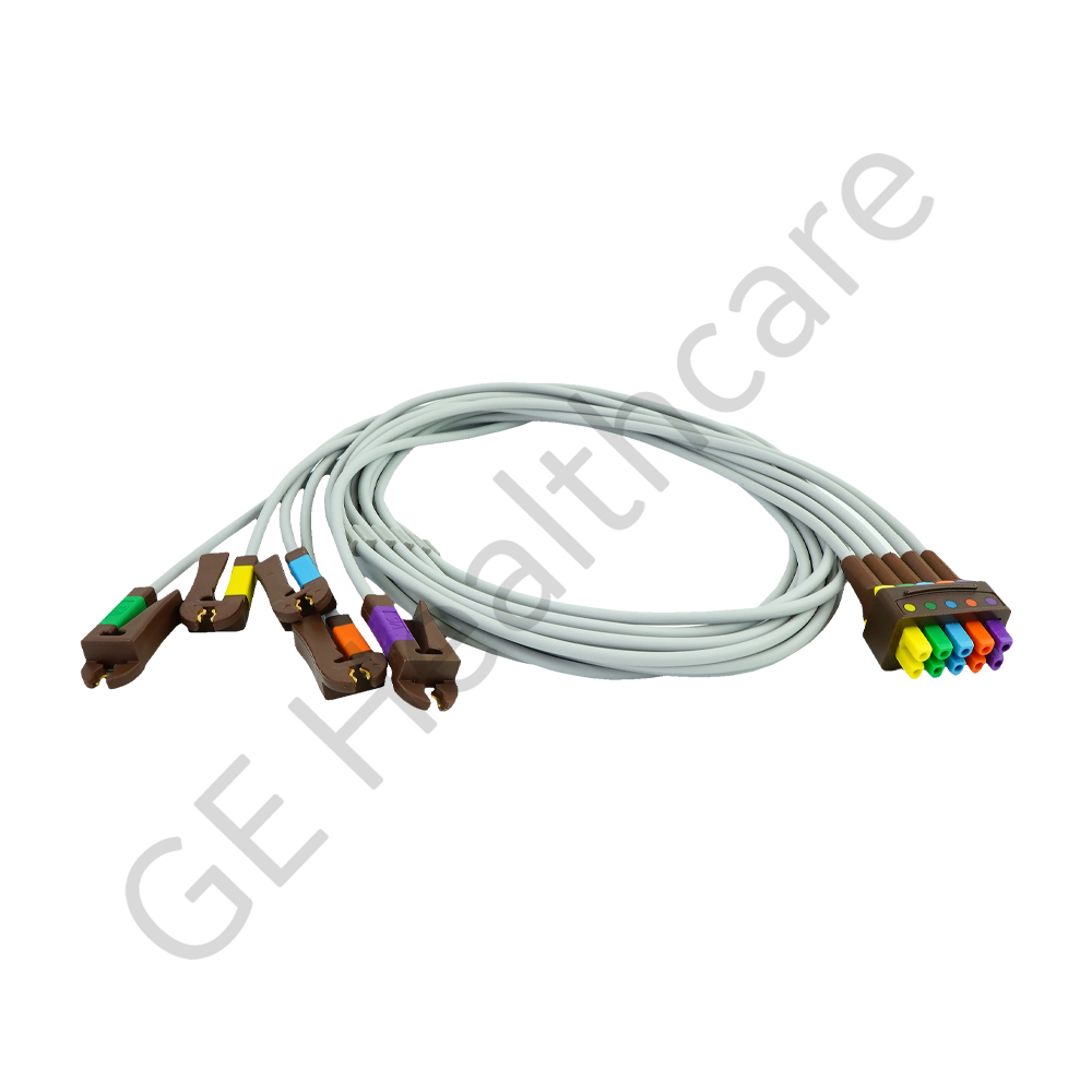 Leadwire Set/5 V2- V6 Grabber 130cm MLNK V-LD/Grab 51 Leadwire Set/5 V2- V6 Grabber 130cm MLNK V-LD/Grab 51
