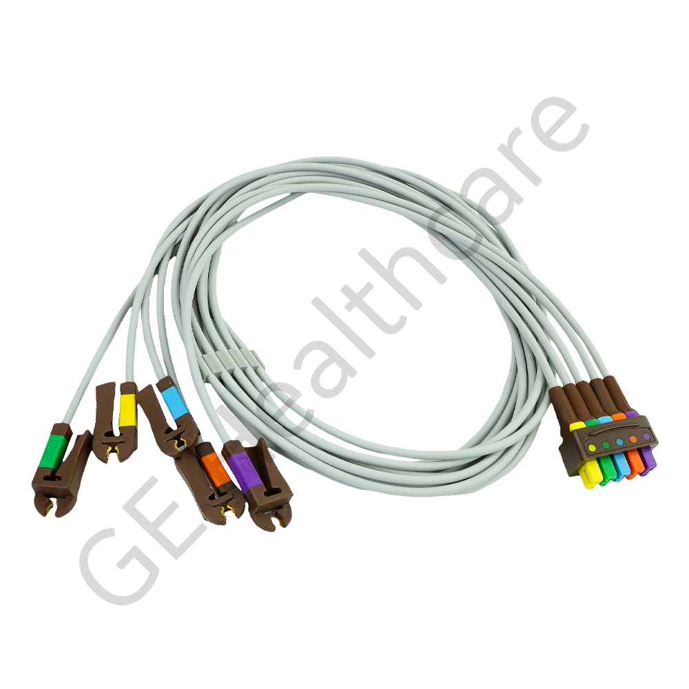 Leadwire Set/5 V2- V6 Grabber 130cm MLNK V-LD/Grab 51