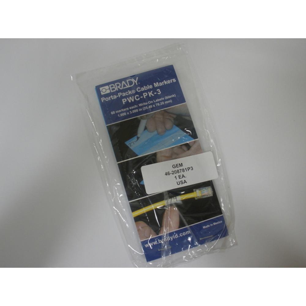 Write on Label for Marking Cables White Adhesive Backed Write on Label for Marking Cables White Adhesive Backed