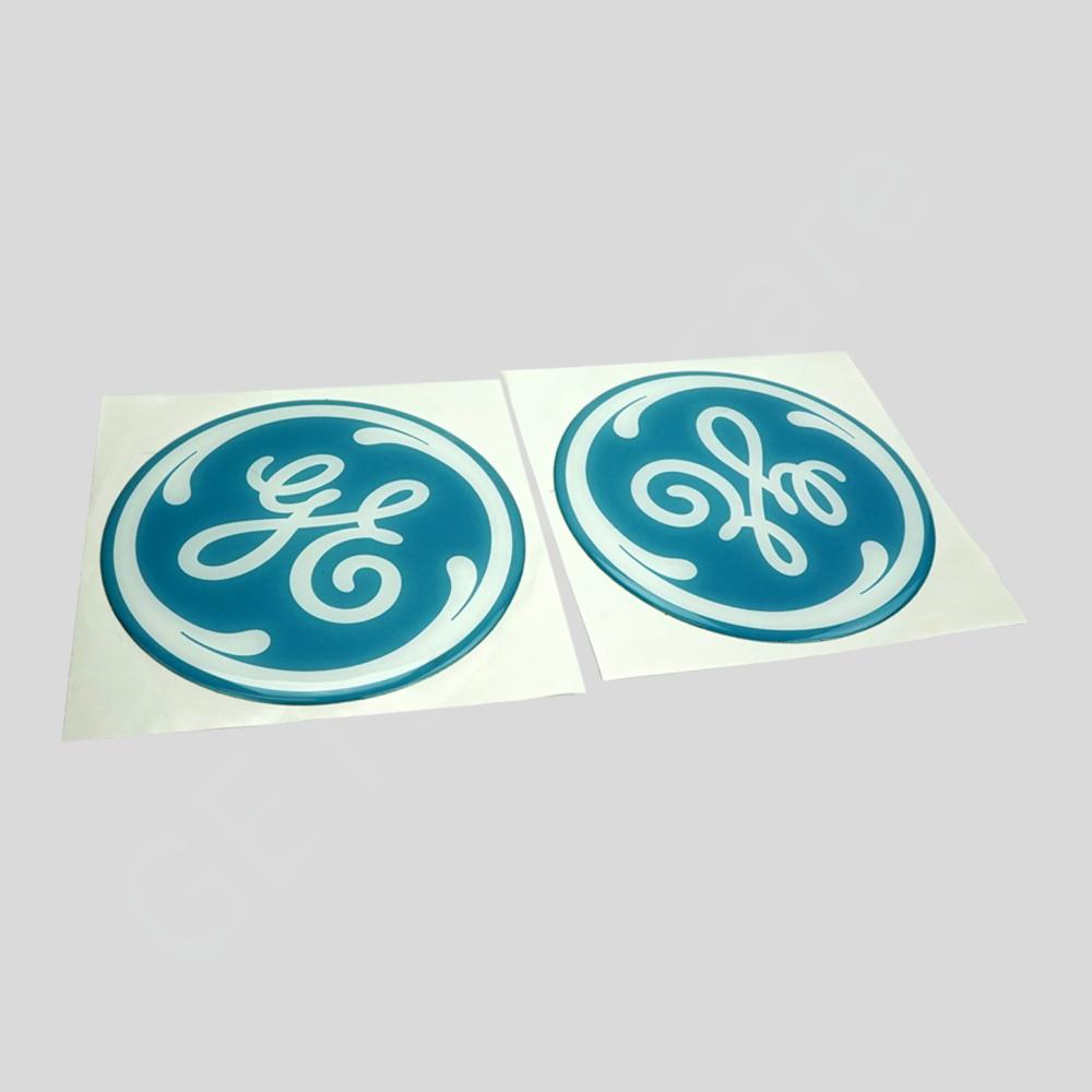 GE Logo Dome 120mm Two Labels SP GE Logo Dome 120mm Two Labels SP