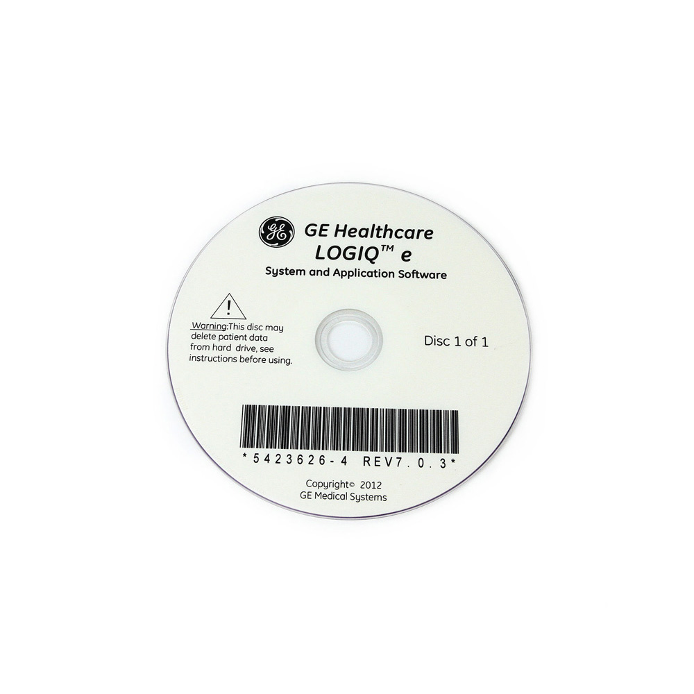 LOGIQ E R7.0.3 System and Application DVD LOGIQ E R7.0.3 System and Application DVD