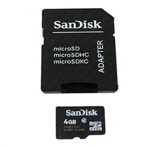 Memory Card - 4GB SD Card Standard and Dual Probe Memory Card - 4GB SD Card Standard and Dual Probe