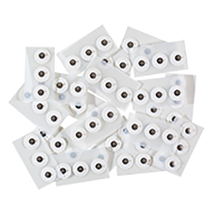 ECG SNAP ELECTRODE FOAM ROUND SOLID GEL 3/STRIP 60/POUCH 600/CASE ECG SNAP ELECTRODE FOAM ROUND SOLID GEL 3/STRIP 60/POUCH 600/CASE