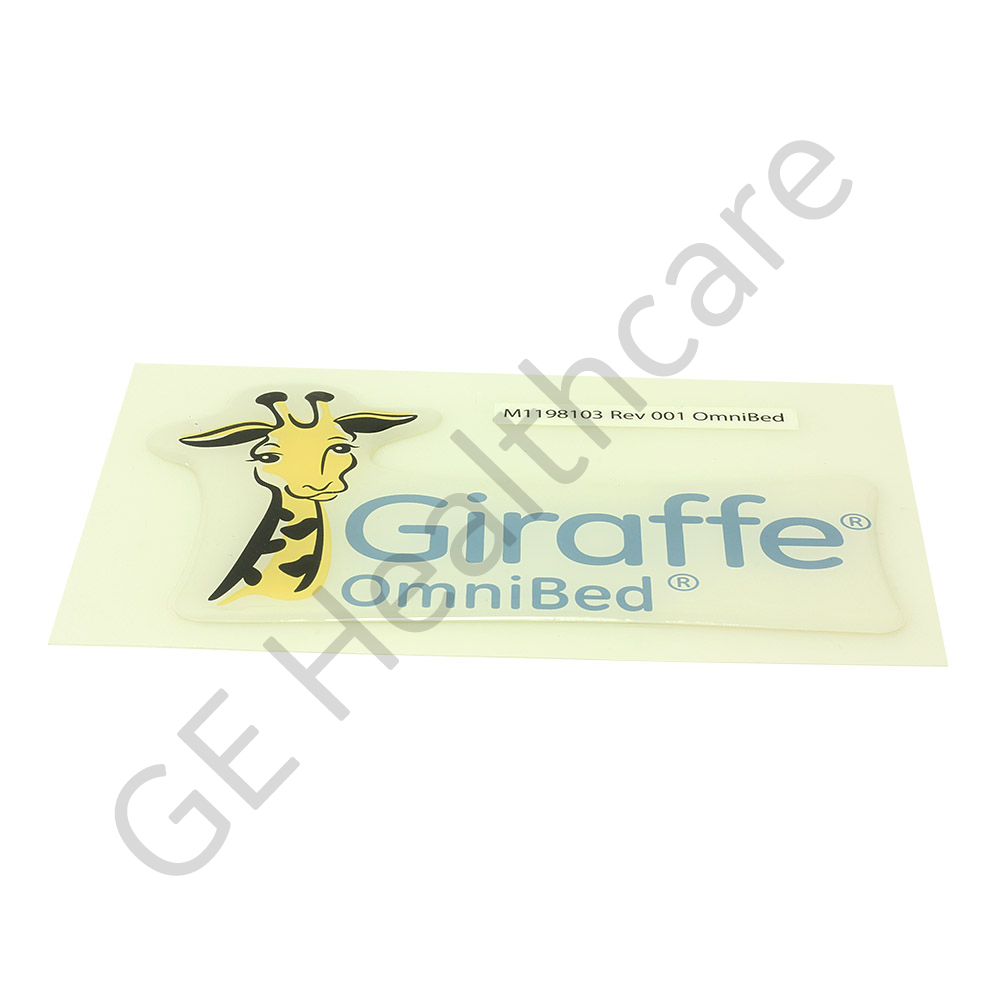 Sticker Label Branding Giraffe™ Omnibed